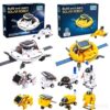 6-in-1 Solar Robot Building Kit for Boys Aged 8-13, Educational Robotic Toys for Kids, Science Kits STEM Toys Birthday Gifts for 8 9 10 11 12 Years Old Boys Girls Teens