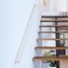 600cm il for Indoor & Outdoor Stairs Metal Support Kit White Safety Rail for Kids & Elderly Perfect for Staircase Protection & Stability