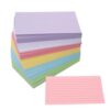 600pcs Color Coded Study Index Cards for Students and Teachers Paper