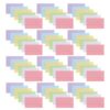 600pcs Colored Index Cards Heavyweight Paper for Academic Office Use
