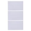 600pcs Lined Index Cards Paper Double Sided Ruled White