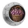 60 Minute Garlic in Basket Magnetic Kitchen Timer with Loud Alarm