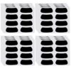 60 Pairs Eye Black Stickers for Kids(Black)