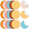 60Pcs 6in Classroom Floor Stickers Groovy Large Removable Number Spot Markers Vinyl Floor Carpet Decals Line up Sitting Dots for Back to School Decor Teacher Student Elementary Kindergarten Preschool