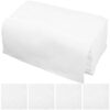 60pcs Disposable Facial Towels White Fiber Face Washing Cloths