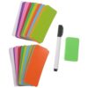 60pcs Magnetic Name Labels Dry Erase Blank Cards for Office