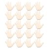 60pcs Unfinished Wood Hand Cutouts for DIY Painting Hanging Decor