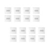 60pcs Vegetable Fresh Keeping Bags Pe Sealing Food Storage Bags White