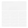 60pcs White Magnetic Dry Erase Labels with Writable Surface