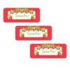 60 Personalized Strawberry School Suppy Labels by caMy leshAy, Name Tags, Stickers, Folders, Pencils & More | Daycare Essentials, Preschool Sticker