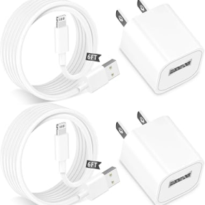 GROODO 2 Pack iPhone Charger