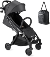 Beberoad Love R2 Travel Stroller for Airplane Lightweight Baby Stroller | Compact Stroller Foldable Infant Toddler Stroller with Cup Holder, Rain Cover and UPF 50+ Waterproof Canopy, Black
