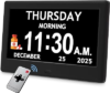 FLYRUIT 7Inch Large Display Digital Clock