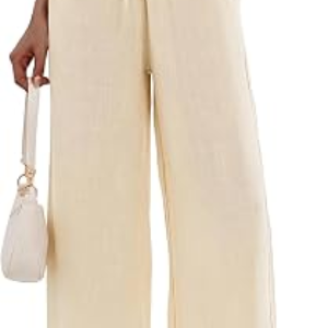 HONGTEYA Cotton Linen Pants