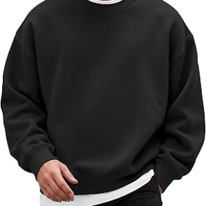 EFAN Men’s Oversized Fleece Crewneck Sweatshirt