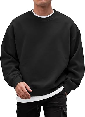 EFAN Men’s Oversized Fleece Crewneck Sweatshirt