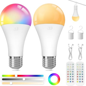 KINDEEP Rechargeable Light Bulbs