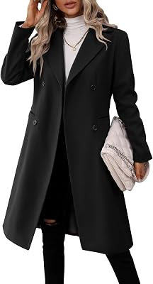 DANEDVI Long Double Breasted Coats