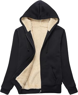 SWISSWELL Hoodies for Women Winter Fleece Sweatshirt Sherpa Lined Jacket