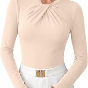 KIRUNDO Women Twist Front Tops