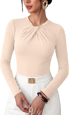 KIRUNDO Women Twist Front Tops