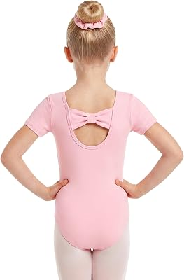 PATPAT Leotards for Girls Dance Leotard with Hair Scrunchie