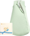 Baby Sleep Sack 6-12 Months, 1.0 Tog Supersoft Thermostatic Cotton Toddler Sleeping Sack for Babies Infant, 2-Way Zipper Baby Wearable Blanket for All Season