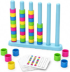 Color Stack Challenge Game-Fast-Paced Color Match Stacking Board Game Quick Thinking Head-to-Head Party Game for Family Game Night Travel-Friendly Competition Set for 2-4 Players (3)