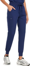 VECARDI Womens Scrub Jogger Pants