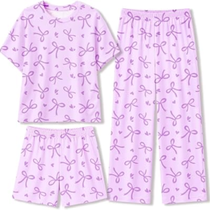 Petite&Me Girls Pajamas Set–3 Pcs
