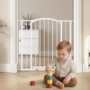 Baby Gate for Stairs and Doorways, 28.5″ -40″ Adjustable Width, 36″ Height, Dog Gate for Doorways with Pressure & Wall Mount Kits, Baby Safety Gate for Stairs, Doorways, and Indoor Use