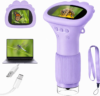1000X Kids Microscope Handheld Camera, 2” Screen Wonder Quest Microscope Camera for Kids, Educational Magnifying Glass Toy, Christmas Birthday Gifts for Age 3 4 5 6 7 8 9 10 11 12 Girls Boys – Purple