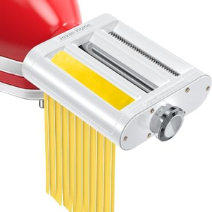 Jovan Home Pasta Maker Attachment 3 in 1 Set for KitchenAid Stand Mixers Included Pasta Sheet Roller, Spaghetti Cutter, Fettuccine Cutter Maker Accessories