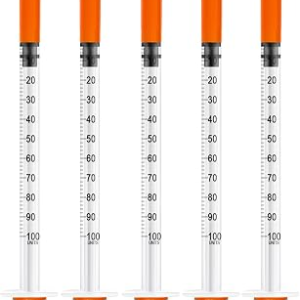 1ml 30Ga 5/16″ (8mm) Syringe with Needle, Individually Wrapped, Pack of 30