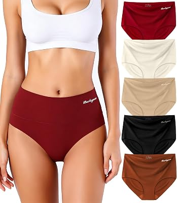 BARLEYUSA Womens Seamless Underwear 5 Pack