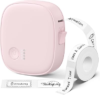 Mini Label Maker Machine with Tape AH-P05 – Portable Bluetooth Mini Label Printer, Wireless Thermal Label Maker, Waterproof & Rechargeable, Built-in Cutter, for Home, Office, Kitchen – Pink