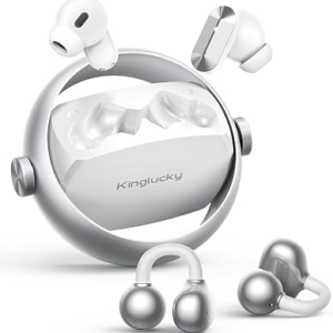 2-in-1 Wireless Earbuds in-Ear & Open Ear Clip-On Earbuds