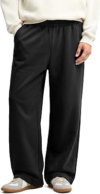 COMDECEVIS Mens Baggy Cotton Fleece Sweatpants
