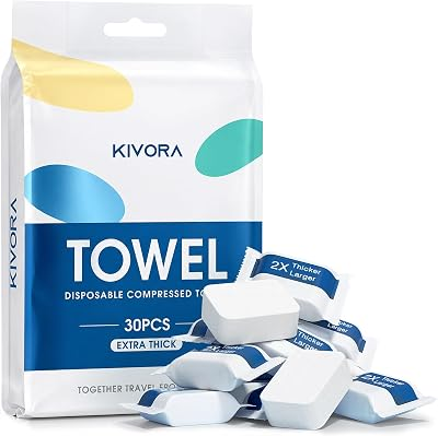 Extra Thick Compressed Towels 30 Pack