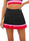 FISOEW Womens High Waisted Tennis Skirts