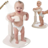 GROWNSY Baby Bath Stand for Babies 6 Months & Up, Foldable Baby Shower Stand for Infants and Toddlers, Adjustable Baby Shower Standing Support With Shower Holder