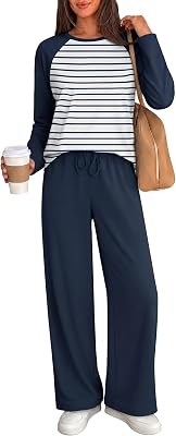 WIHOLL Womens 2 Piece Matching Lounge Set