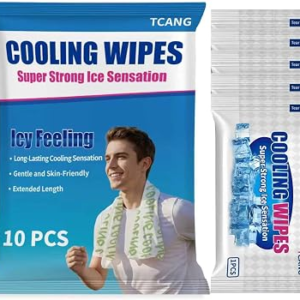 TCANG 10 Pack Cooling Body Wipes