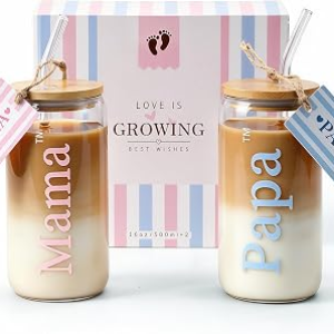 CELEBLOOM Mom and Dad Glass Cup Kit
