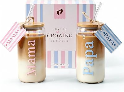 CELEBLOOM Mom and Dad Glass Cup Kit