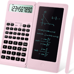 Scientific Calculators,IPepul Multi-Functional Pink Kawaii Calculator with Algebra, Trigonometry, and Calculus, Suitable for Students, Teachers, &Business Professionals, Lead for School Supplies（Pink