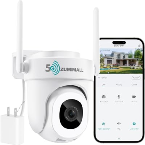 ZUMIMALL 2K Wired Outdoor Security Camera