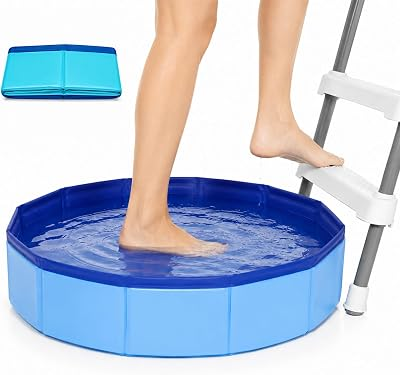 VISNSKY Foldable Pool Foot Bath