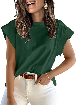 ZDC Womens Cap Sleeve Tank Tops