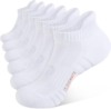 CLOSEMATE Women Cushioned Running Ankle Socks 6 Pairs